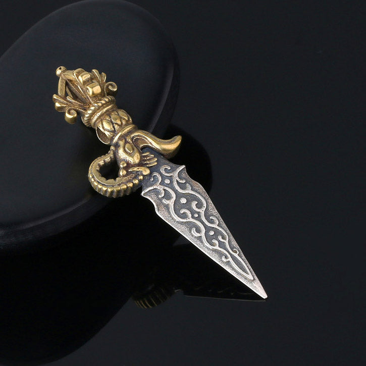 Handcrafted Warrior's Axe or Warrior's Power of Wisdom Sword S925 Sterling Silver Pendant