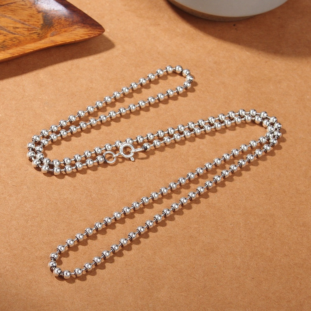 Ball S925 Sterling Silver Necklace