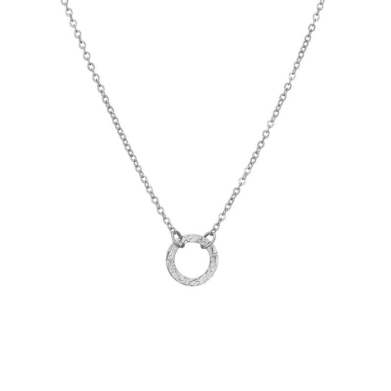 S925 Silver Sterling Ring Necklace for women