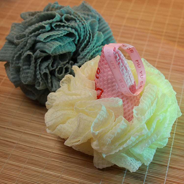 Ice Cream Bath Scrubber Mesh Shower Wash Sponge