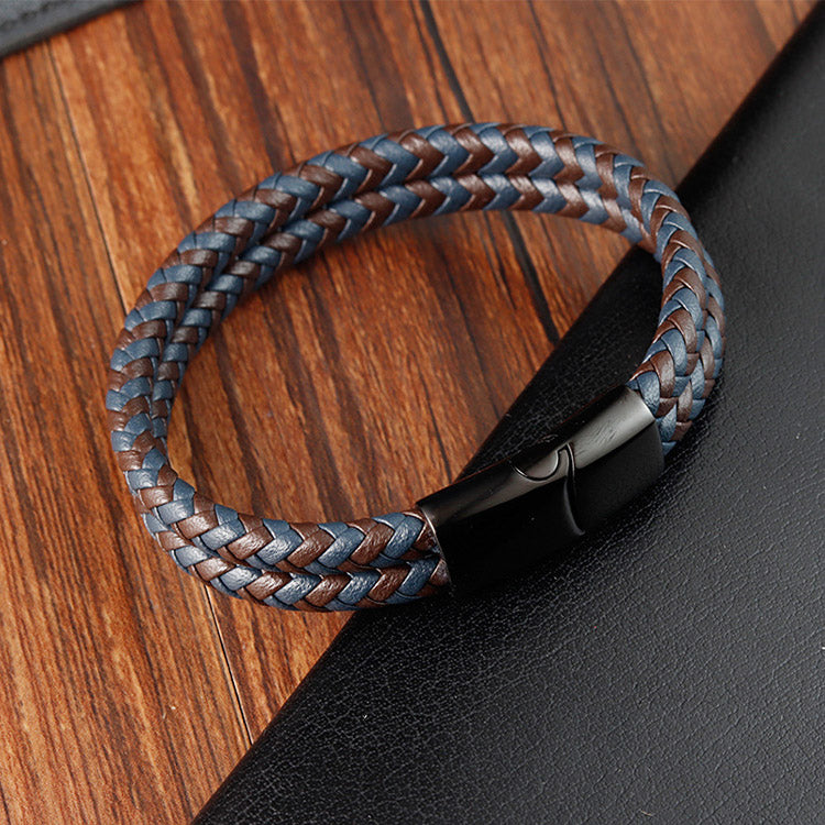 2 Colors Braided Bracelet for Men