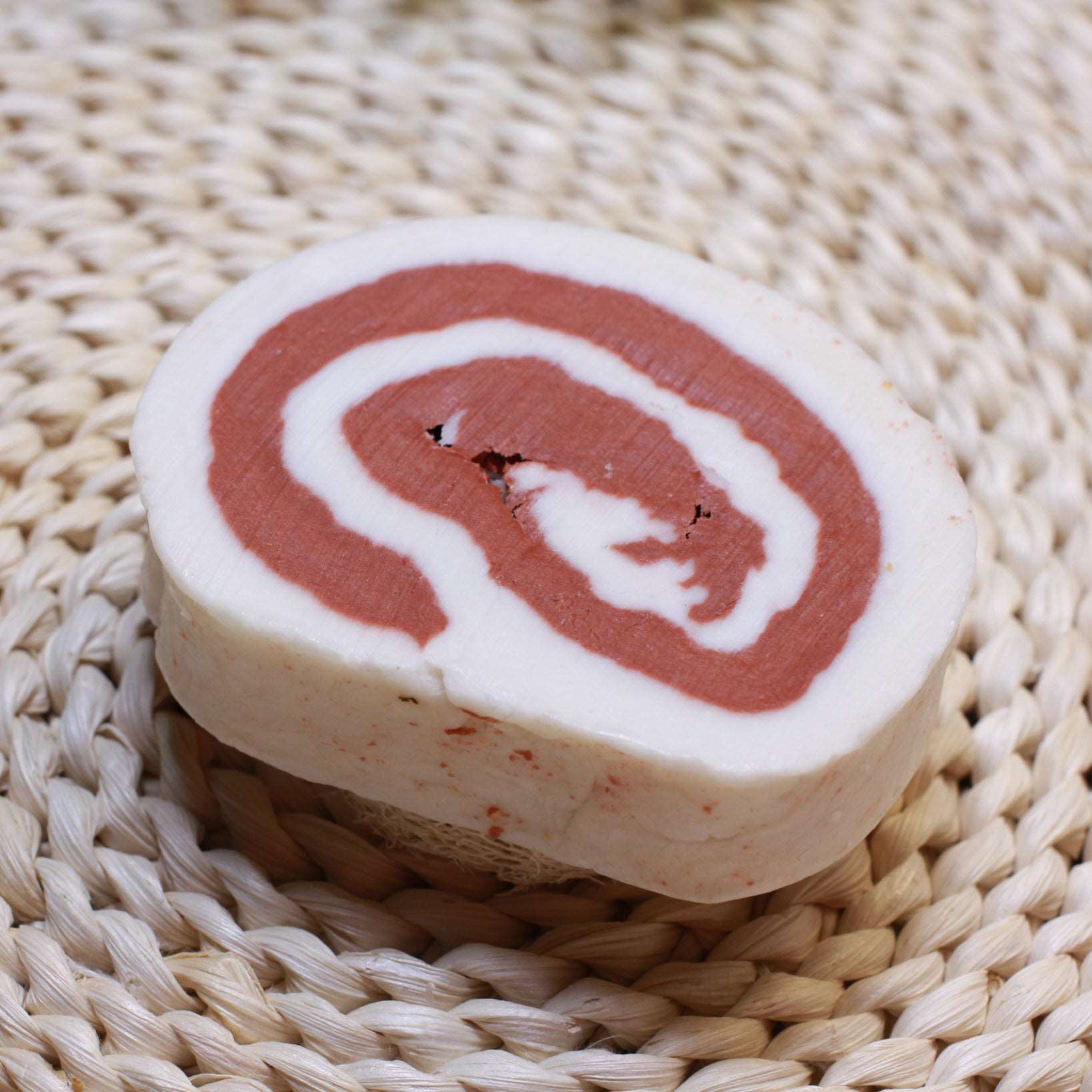 Handmade Carnation Sushi Cold Process Soaps for Face Cleaning Skin Soothing Hydrating Organic