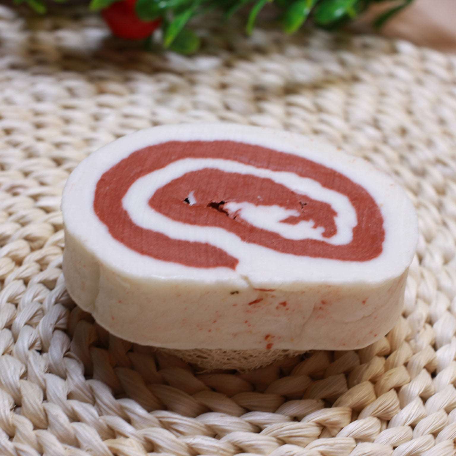 Handmade Carnation Sushi Cold Process Soaps for Face Cleaning Skin Soothing Hydrating Organic