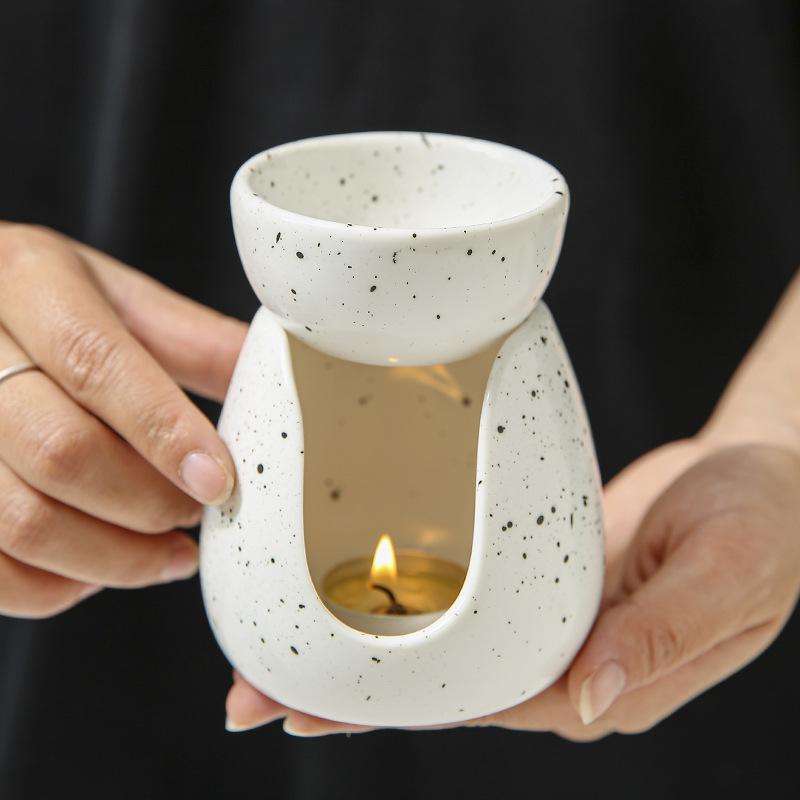 Porcelain Ceramic Candle Holder Essential Oil Diffuser Incense Burner