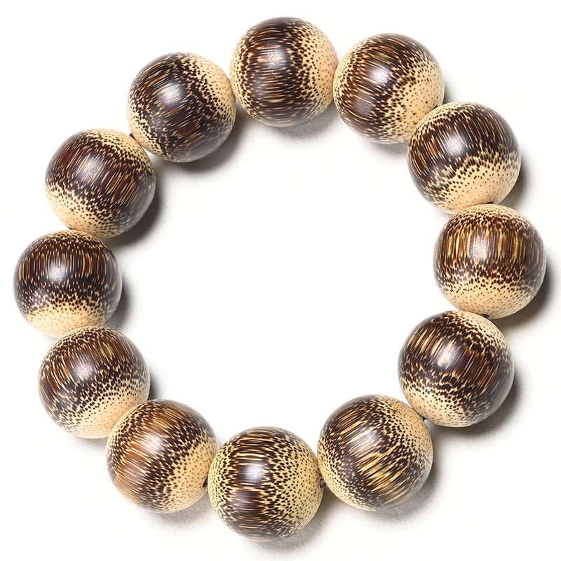 Handcraft China Dragon Blood Golden Silk Bamboo Beads Bracelet for both Men and Women