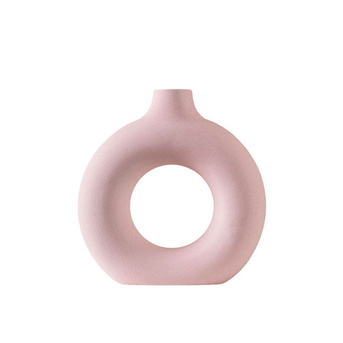 Donut Ceramic Vase Small Size