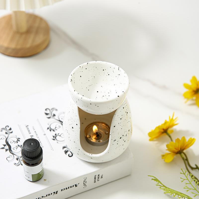 Porcelain Ceramic Candle Holder Essential Oil Diffuser Incense Burner