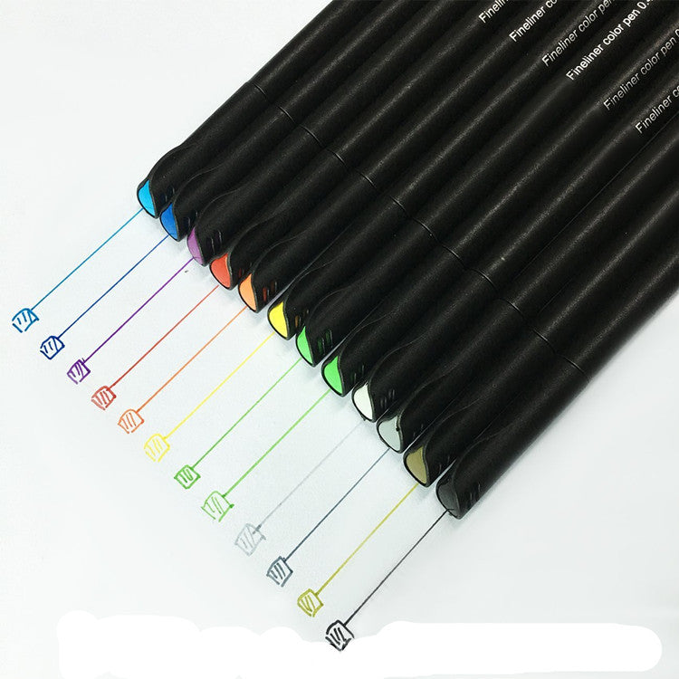 24 Pcs Fine Tip Colored Pens