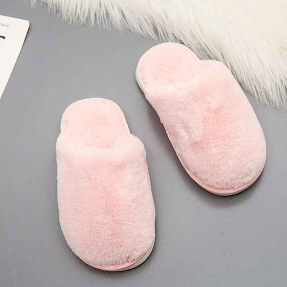 Cosy Children's Fuzzy Velvet Memory Foam Open Back Slippers