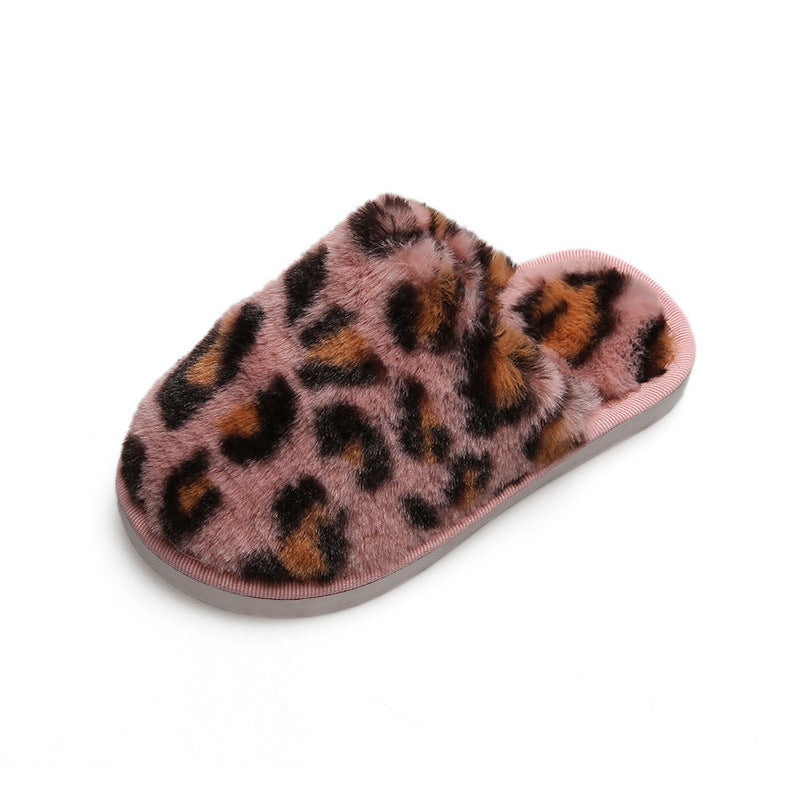 Cosy Children's Fuzzy Velvet Memory Foam Open Back Slippers