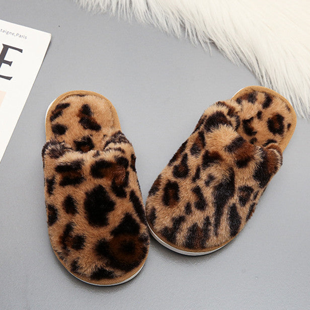 Cosy Children's Fuzzy Velvet Memory Foam Open Back Slippers